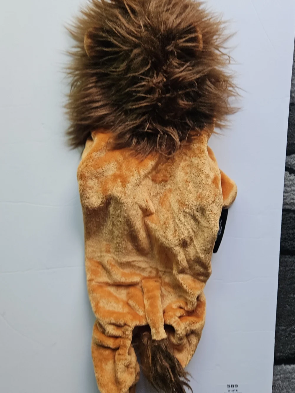Pet Apparel Lion Dog Costume, a plush fleece
